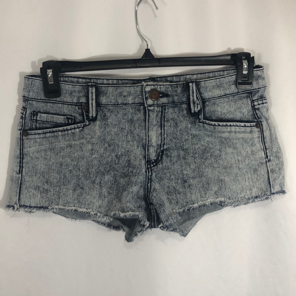BCBGeneration Womens 26 Acid Blue Jean Shorts